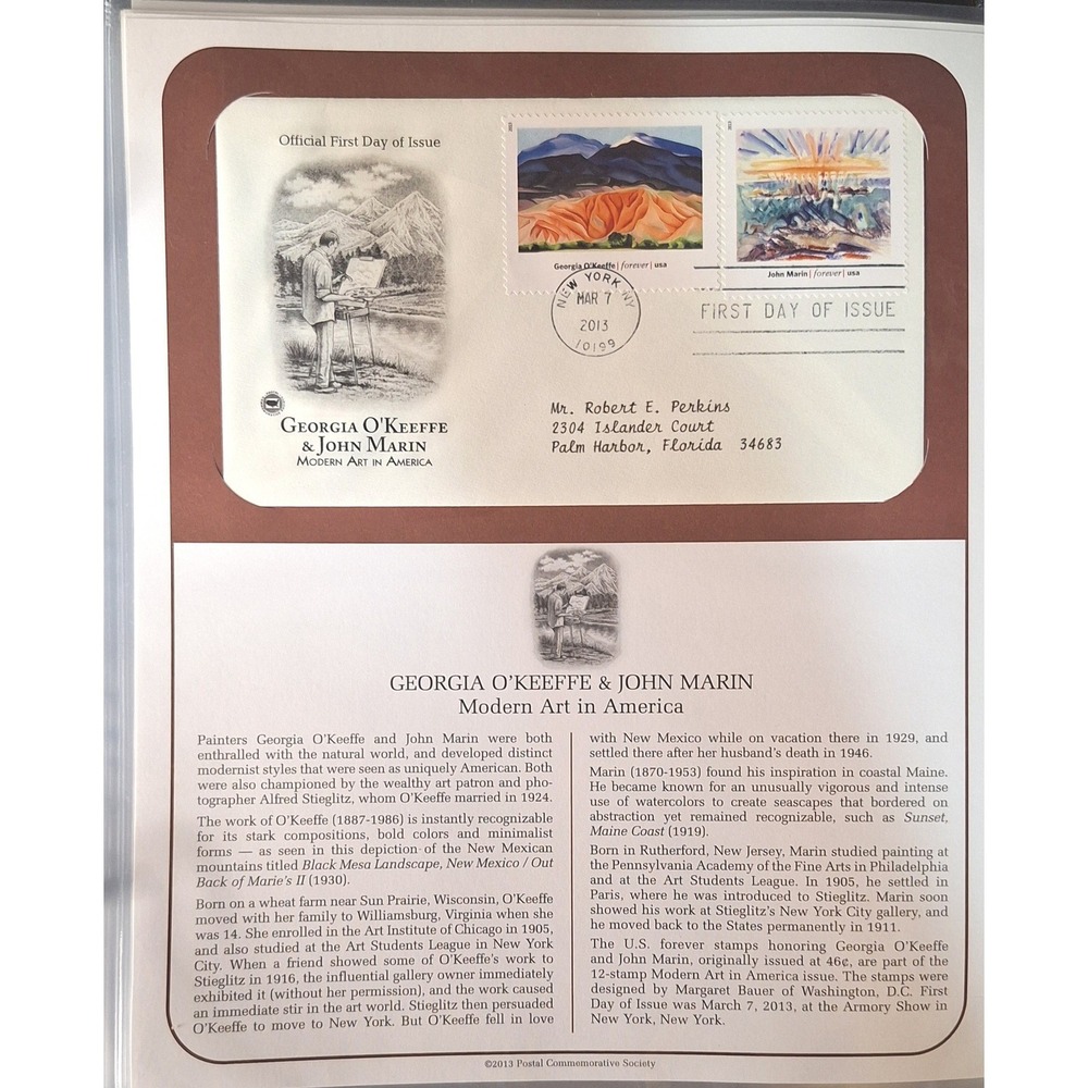 Postal Commemorative Society US First Day Covers 3 Binder Collection 2013-2016 - Picture 12 of 13